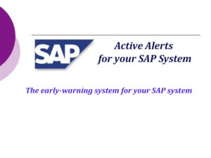 Active Alerts for your SAP System